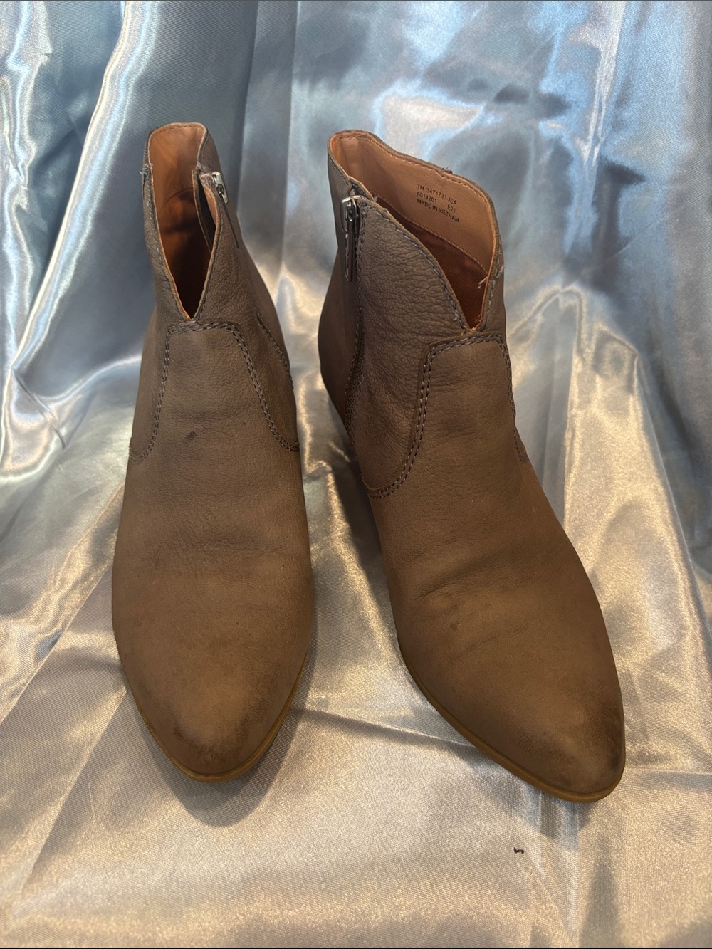 Frye Men's Brown Leather Chukka Zip Boots